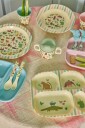 Rice Melamine Baby Dinner Set Giftbox 4 pcs Sweet Jungle Print