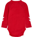 Hummel Body I/e   hmlMINI DBU Stripete   Tango Red   Hummel   3 år (98)   Langermet Body Hvit Rød