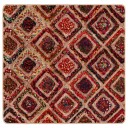  Teppe Runner MARSA Flerfarget 100 x 100 cm Polyester og PVC