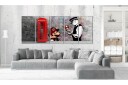 Bilde Brick Graffiti 200x80 Artgeist sp. z o. o.