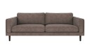 Rowico Home Braden 3 seters sofa Mørk beige Greg 7 Brun eikben