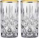 Nachtmann Noblesse Gold longdrinkglass 37,5 cl 2-pakning Klar
