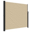  Uttrekkbar sidemarkise beige 180x500 cm 4004450