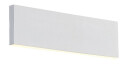 Lindby Ignazia LED-vegglampe, 28 cm, hvit