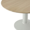 Muuto Midst søylebord Ø 120 cm Oiled Oak-Grey