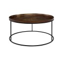 Fabio sofabord bronse/svart