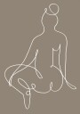 Sitting Down 02 Plakat / 40x50cm