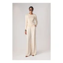 Lauren Ralph Lauren   Topp Br Rayon Pltd Ctn Sweater Pullover   Hvit