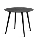 Torkelson Miles spisebord 80 cm svartbeiset ask
