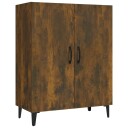 vidaXL Skjenk røkt eik 70x34x90 cm konstruert tre