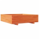 Plantekasse voksbrun 90x90x26,5 cm heltre furu