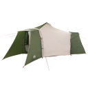 Tipi telt med tak med lagring grønn 492 x 492 x 275 cm taft
