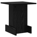vidaXL Avlastningsbord Svart Eik 35,5 x 35 x 40 cm Konstruert tre