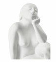 Kähler  Moments of Being Silent Change 18,5 cm hvit