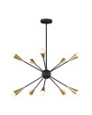Jax Medium Chandelier Midnight Black