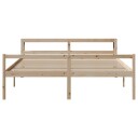  Seniorseng med hodegavl 180x200 cm heltre furu