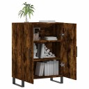 vidaXL Skjenk røkt eik 69,5x34x90 cm konstruert tre