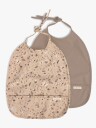 Filibabba Little Wonders Smekke 2-Pakk i Warm Grey