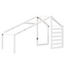 Tak for barneseng hvit 198x87x113 cm heltre furu