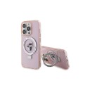 Karl Lagerfeld Klhmp15xhmrskcp Iphone 15 Pro Max 6,7" Rosa/Rosa Hardcase Ring Stand Karl&Choupettte Magsafe
