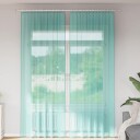  Voilegardiner med hemper 2 stk turkis 140x260 cm 8721158553461