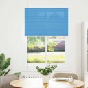  plisségardin blå 90x100 cm Stoff Bredde 89,4 Polyester