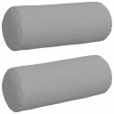  Bolster puter 2 pcs Sky Grey Ø 15 x 40 cm stoff