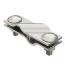 25 stk Diagonalklemme for flat og rund leder 2760 S8 V4A Ø8 10 mm