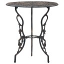 vidaXL Bistrosett 3 deler aluminium