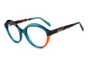 Briller Pawpaw fra eo Selection Blå Acetate Rund Medium