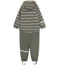 CeLaVi Rainwear Set   Aop W. Fleece   Khaki green   80