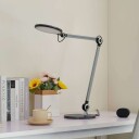 Lindby Nyxaris LED-bordlampe, CCT, grå