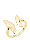 By Jolima Butterfly Ring Gold 19 MM