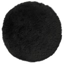 vidaXL Putetrekk 2 pcs HEERLEN Svart Ø 30 cm PV Fleece