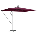  Kantilever bananparasol med lås Vinrød 294 x 200 x 254 cm