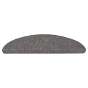 vidaXL Selvklebende trappematter 15 stk 56x17x3 cm grå