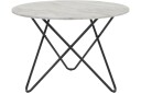 Skyarp Spisebord Rundt 110 cm - Grå/Hvit