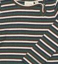 Petit Piao Body I/e - PPSong - Fotturer Green Flerstripete - Petit Piao - 74 - Langermet Body Beige Blå Brun Grønn Hvit