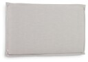 Kave Home Tanit Sengegavl, 180x100, Grå lin   Unoliving