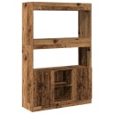  Highboard gammelt tre 92x33x140 cm konstruert tre