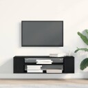  TV skap Svart 100 x 30 x 26.5 cm Konstruert tre