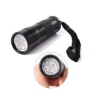 UV-lommelykt med 12 LED - Ultrafiolett lys