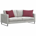  Sofaputer 2 pcs Vinrød 70 x 50 cm stoff