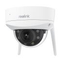 Reolink W437 4K Ultra HD Overvåkningskamera med WiFi, 8 MP, IK10, 5x Zoom, Hvit
