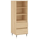  Highboard sonoma eik 40x36x110 cm konstruert tre