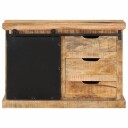 vidaXL Skjenk 80x30x55 cm grov heltre mango