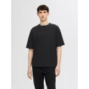 Selected Slhlooseoscar Ss O-Neck Tee Noos - Black - XXL
