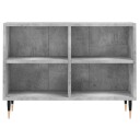 vidaXL TV-benk betonggrå 69,5x30x50 cm konstruert tre