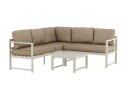 Venture Design Salvador sofagruppe Beige  med beige pute 3-seterende, 2-seterende & bord 60x60 cm Beige