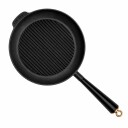 Carl Victor Gold grillpanne i støpejern 28 cm